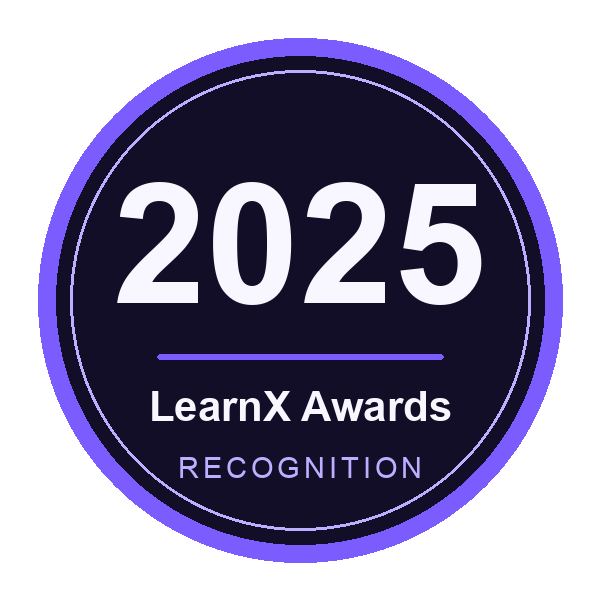 2025 LearnX Awards badge